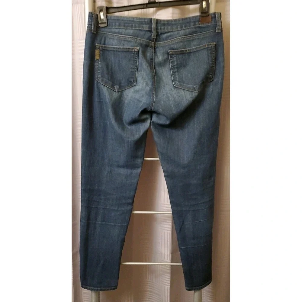 Paige Jeans Womens 31 Blue‎ Peg Skinny Denim Medium Wash